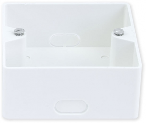 WO-040 krabice 85 x 85 - krabice/box pro povrchovou montáž zásuvky WO-022