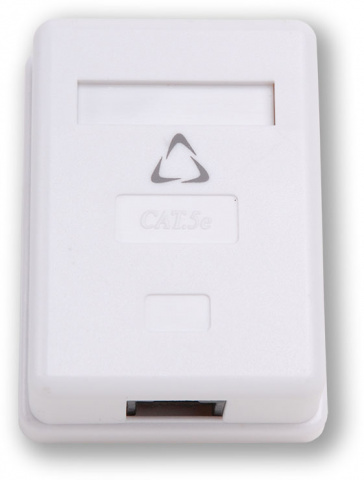 WO-211 basic C5E/S 1P - zásuvka 1x RJ45 CAT5E STP, povrchová