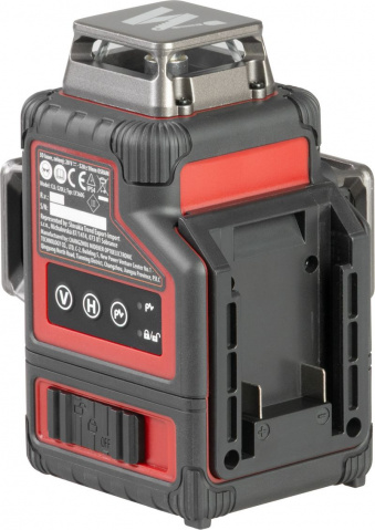WORCRAFT CLL-S20Li Křížový laser 3D 360° zelený paprsek, samonivelační, 20V, bez baterie