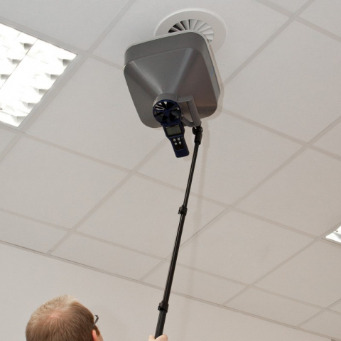 Wöhler FA 430 - vrtulkový anemometr včetně měření CO2 v sadě