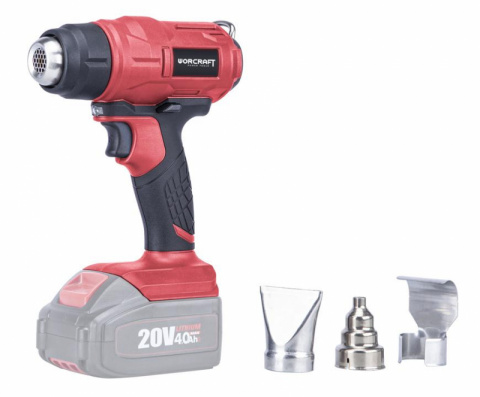 WORCRAFT Aku horkovzdušná pistole CHG-S20Li 300W, 20V Li-Ion, bez baterie a nabíječky