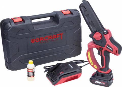 WORCRAFT Aku ruční řetězová pila na větve 15cm 20V CHS-S20LiBPM SET 1x2.0Ah