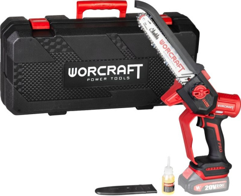 WORCRAFT Aku ruční řetězová pila na větve 20cm 20V CHS-S20LiBD, bez baterie
