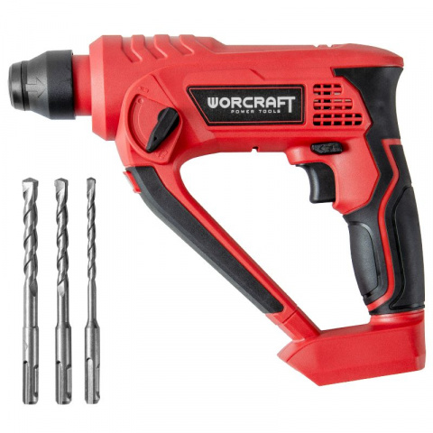 WORCRAFT Aku vrtací kladivo SDS 20V CRH-S20LiE (bez baterie a nabíječky) 1,5J