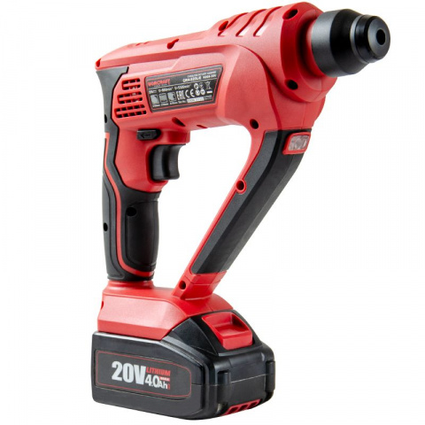WORCRAFT Aku vrtací kladivo SDS 20V CRH-S20LiE (bez baterie a nabíječky) 1,5J