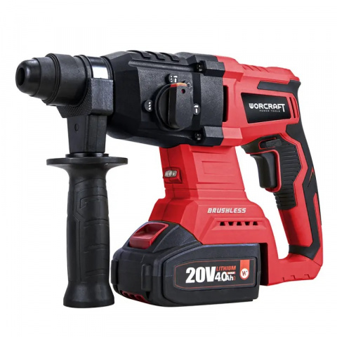 WORCRAFT Aku vrtací kladivo SDS plus, bezuhlíkové, 20V CRH-S20LiBA bez baterie a nabíječky