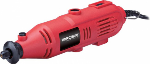 WORCRAFT Bruska přímá vysokoobrátková 135W s ohebným prodloužením, v kufru, EMG01-42