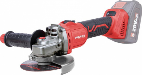WORCRAFT CAG-S20LiBS-1 Aku úhlová bruska 125mm s regulací, bezuhlíková, 20V (bez baterie)
