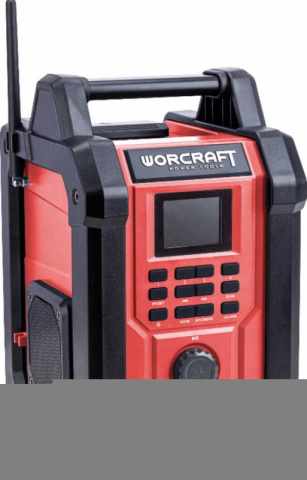 WORCRAFT CBTS-S20LiH Aku rádio 20V DAB+, FM, Bluetooth, AUX, USB output, 2x15W