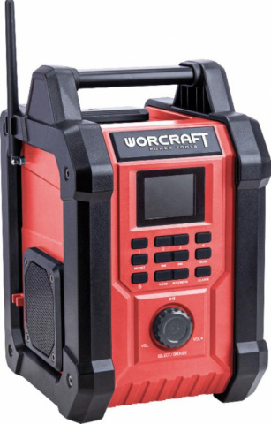 WORCRAFT CBTS-S20LiH Aku rádio 20V DAB+, FM, Bluetooth, AUX, USB output, 2x15W