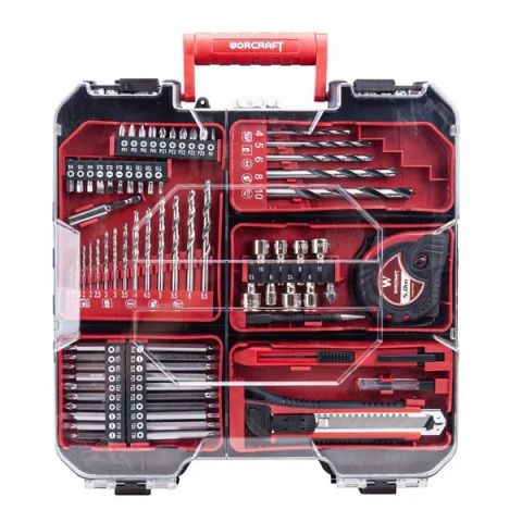 WORCRAFT CD-S20LiWT Aku vrtačka šroubovák 20V, 2x2.0Ah, ShareSYS + sada příslušenství