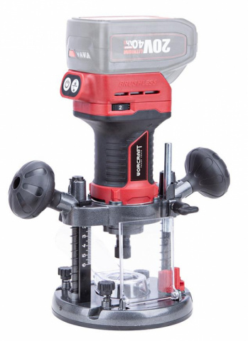 WORCRAFT CER-S20LiB Aku frézka horní, 20V, bezuhlíková, 114783, bez baterií a nabíječky