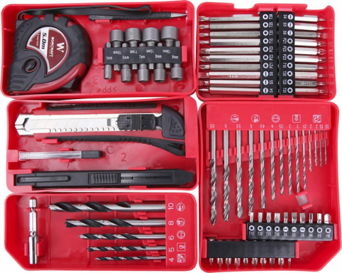 Worcraft CHD-S20LiBAT Aku vrtací šroubovák 20V, bezuhlíkový příklep 2x2.0Ah kufr ShareSYS