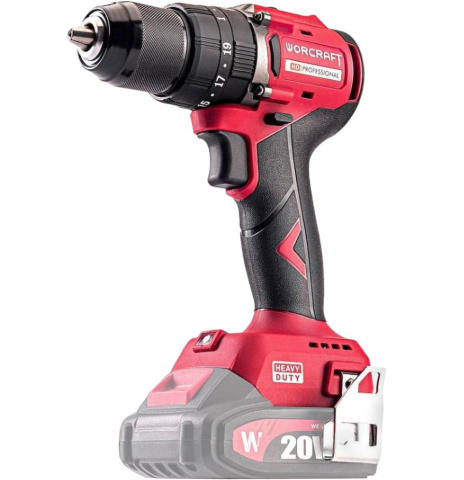 WORCRAFT CHD-S20LiBC Aku vrtací šroubovák s příklepem 60Nm, 20V, bezuhlíkový, bez baterie