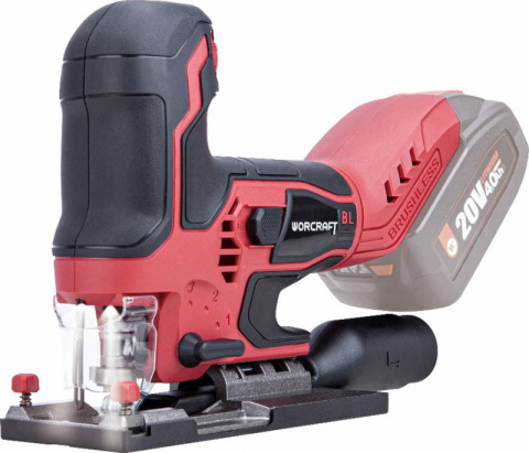 WORCRAFT CJS-S20LiB Aku přímočará pila 20V, bezuhlíková, bez baterie a nabíječky