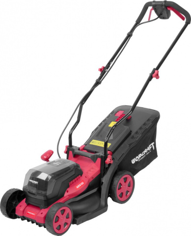 WORCRAFT CLM-S40Li ShareSYS Aku zahradní sekačka bezuhlíková 340mm, 35litrů