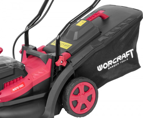 WORCRAFT CLM-S40Li ShareSYS Aku zahradní sekačka bezuhlíková 340mm, 35litrů