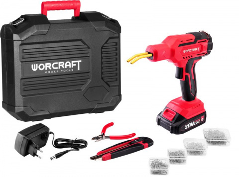 WORCRAFT CPW-S20LiM Aku svářecí pistol svářečka na plasty ShareSYS 1x2.0Ah