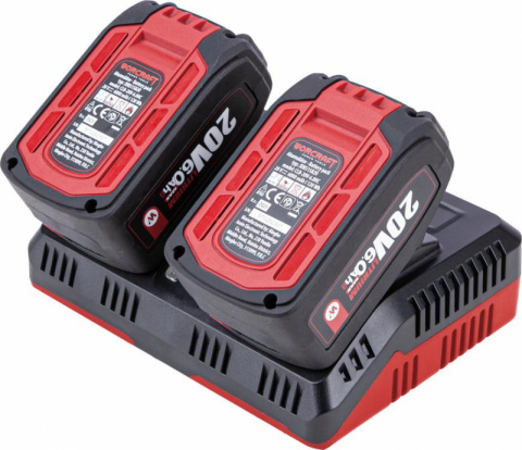 WORCRAFT Dvojitá RYCHLONABÍJEČKA Li-ion akumulátorů CLC-20V-4.4D pro set S20Li