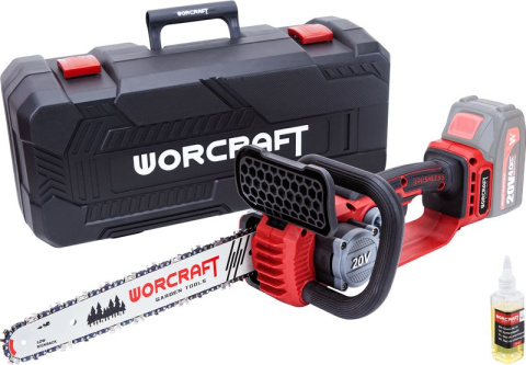 WORCRAFT Kompaktní aku řetězová pila 30cm 20V CGC-S20LiBD, bez baterie