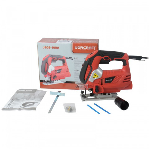 WORCRAFT Přímočará pila 810W s laserem a světlem JS08-100A