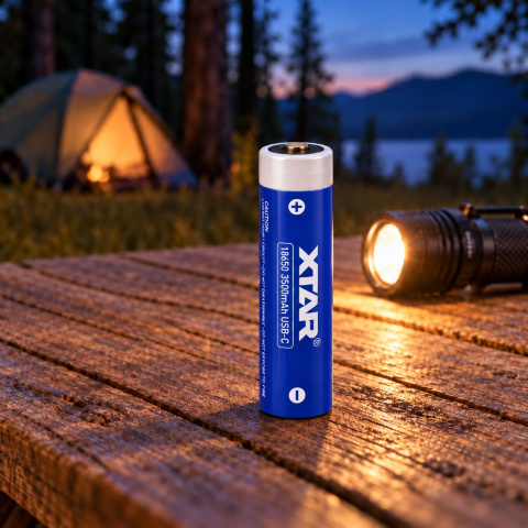 XTAR 18650 3,6 V 3500 mAh USB-C 10 A nabíjecí Li-ion baterie