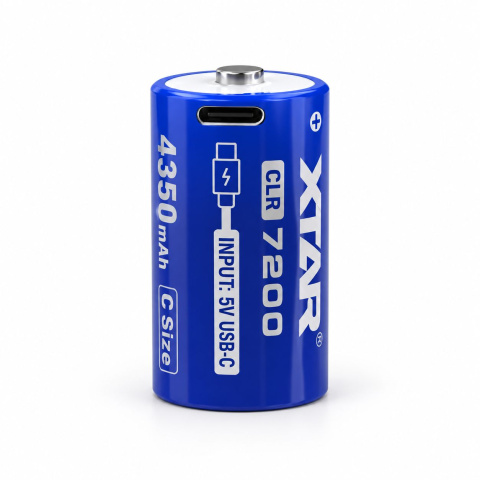 XTAR C 1,5 V CLR 7200 4350 mAh USB-C nabíjecí Li-ion baterie