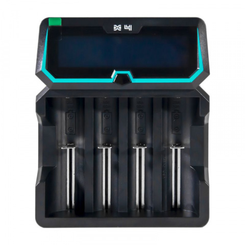 XTAR rychlonabíječka s LCD displejem XTAR 4 port, / 18650 / 26650 / AAA