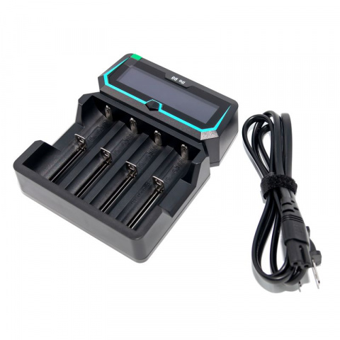 XTAR rychlonabíječka s LCD displejem XTAR 4 port, / 18650 / 26650 / AAA