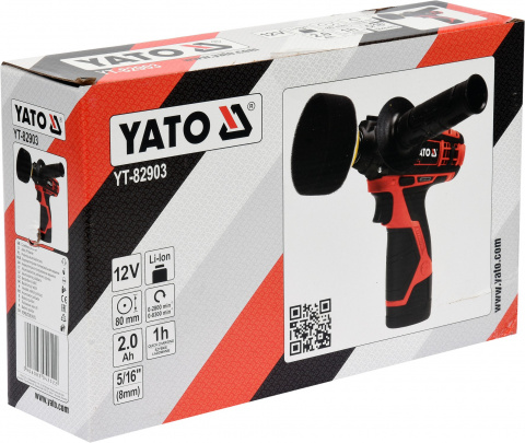 YATO Aku leštička 12V YT-82903