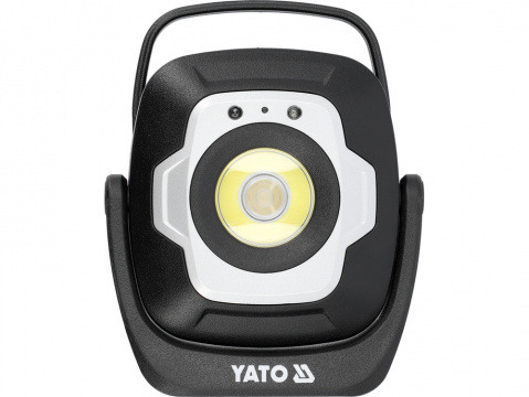 YATO Aku světlo LED reflektor 10W se senzorem pohybu, USB nabíjecí, magnet