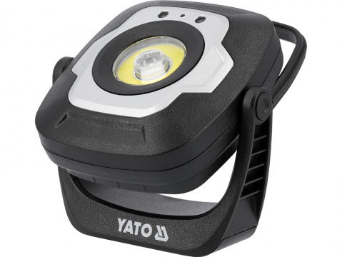 YATO Aku světlo LED reflektor 10W se senzorem pohybu, USB nabíjecí, magnet