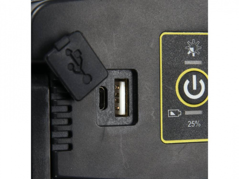 YATO Aku světlo reflektor 2x15W, USB nabíjecí, bluetooth reproduktor, powerbanka, magnet