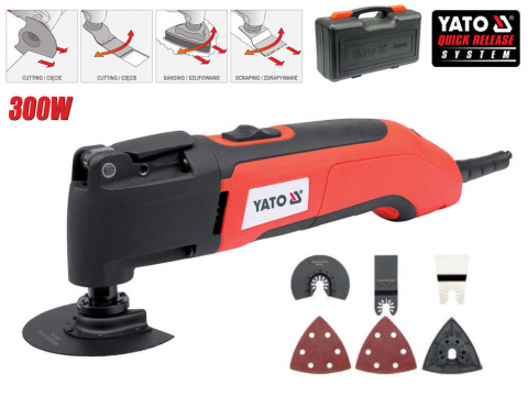 YATO Bruska multifunkční 300W s rychloupínáním