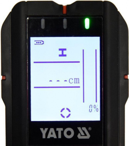 YATO Detektor kovů, elektrických kabelů, dřeva a vlkoměr YT-73138