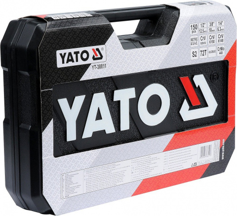 YATO Gola sada 1/2", 3/8", 1/4" 150 ks YT-38811