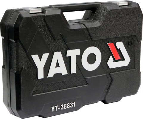 YATO Gola sada 1/2", 3/8", 1/4" + příslušenství 111 ks YT-38831