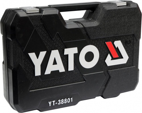YATO Gola sada 1/2", 3/8", 1/4" + příslušenství 120 ks YT-38801