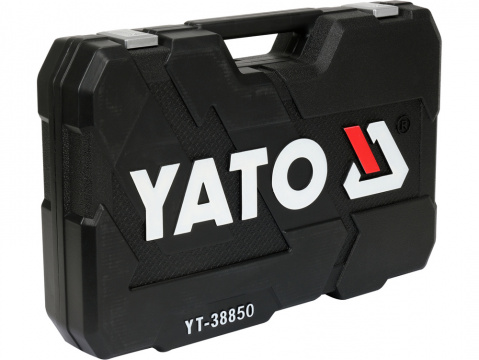 YATO Gola sada 1/2", 3/8", 1/4" + příslušenství 198 ks YT-38850
