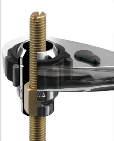 YATO Gola sada 1/4" a 1/2" průchozí ráčna a ořechy metrické 10-19mm, palcové 3/8"-3/4"