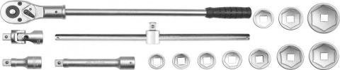 YATO Gola sada 3/4" 15 dílů 30-60mm YT-1334