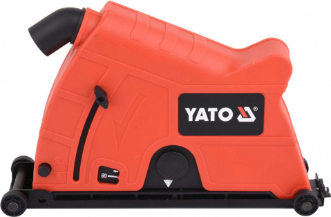 YATO Odsávací kryt na úhlovou brusku 230mm, na řezání a frézování, YT-82990