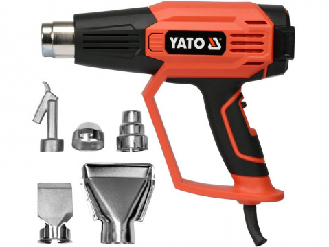 YATO Pistole horkovzdušná s regulací 2000W - svářečka na plasty YT-82295