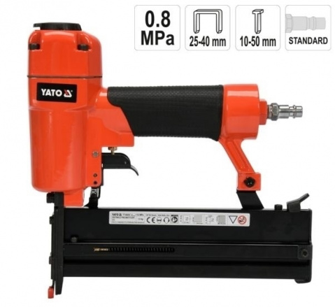 YATO Pneumatická hřebíkovačka a sponkovačka