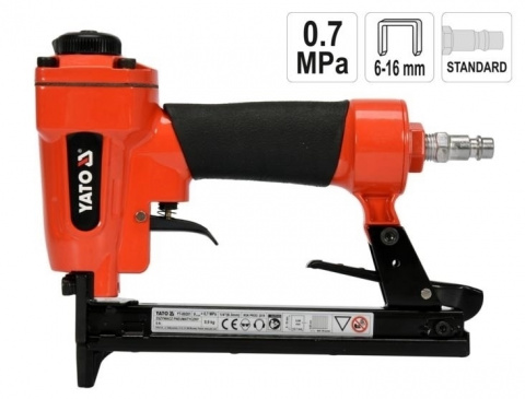 YATO Pneumatická sponkovačka 6-16mm x 12,7mm