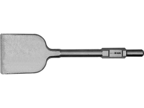YATO Sekáč plochý 125x450mm, upínání šestihran HEX 30, pro demoliční kladivo