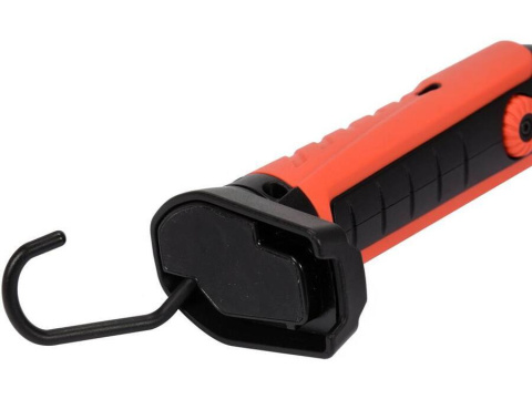 YATO Svítilna, montážní lampa COB 500lm, ohebné rameno, USB nabíjecí