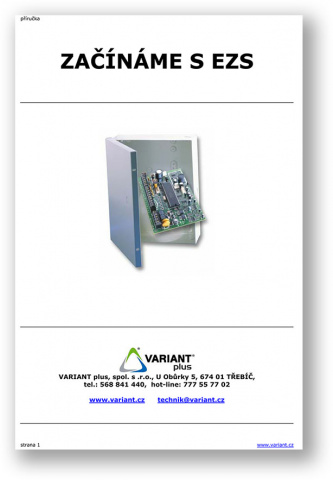 Začínáme s EZS - - tištěný formát A5