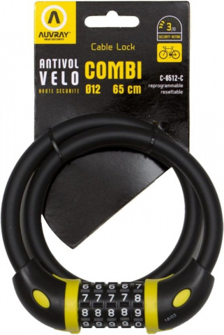 zámek Auvray Combi 12x650mm kódový