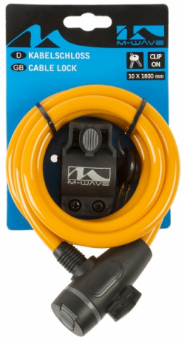 zámek  M-Wave 10x1800mm oranžový